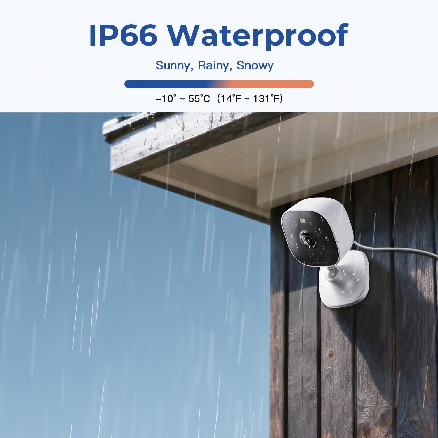 Detalle 2 de Indoor/Outdoor Security Cameras, 2-Pack