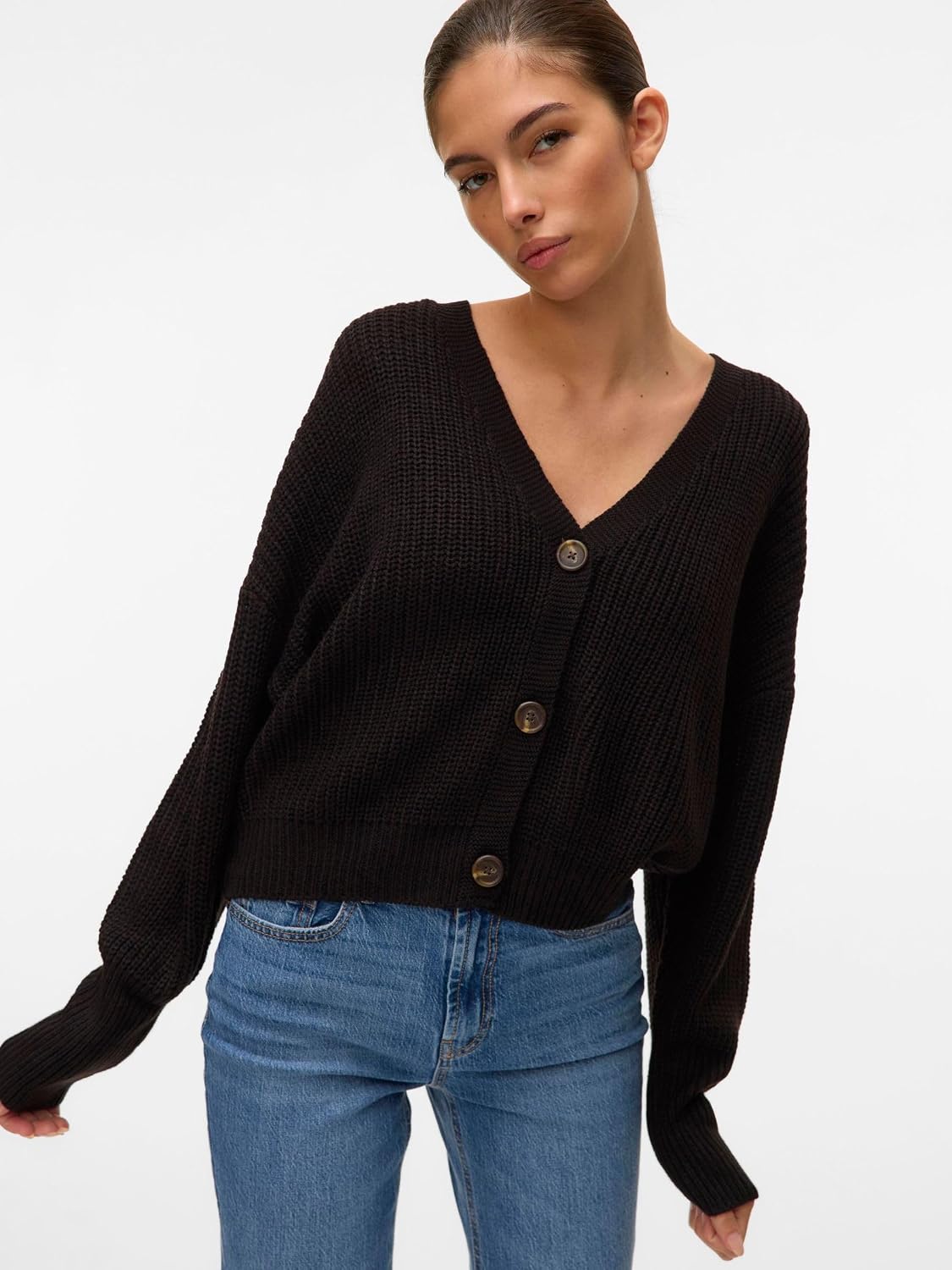Thumbnail 4 de VERO MODA VMLEA Strickjacke 100% Acryl