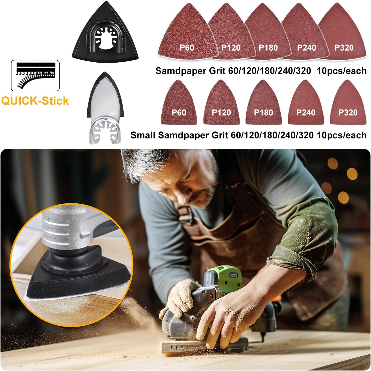 Detalle 2 de PECHAM 128 Multitool Sägeblätter Set