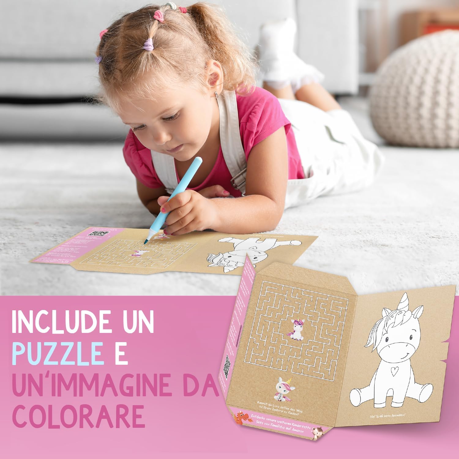 Thumbnail 4 de Famifidus 120 tatuaggi per bambini: set di tatuaggi temporanei skin-friendly per feste e compleanni