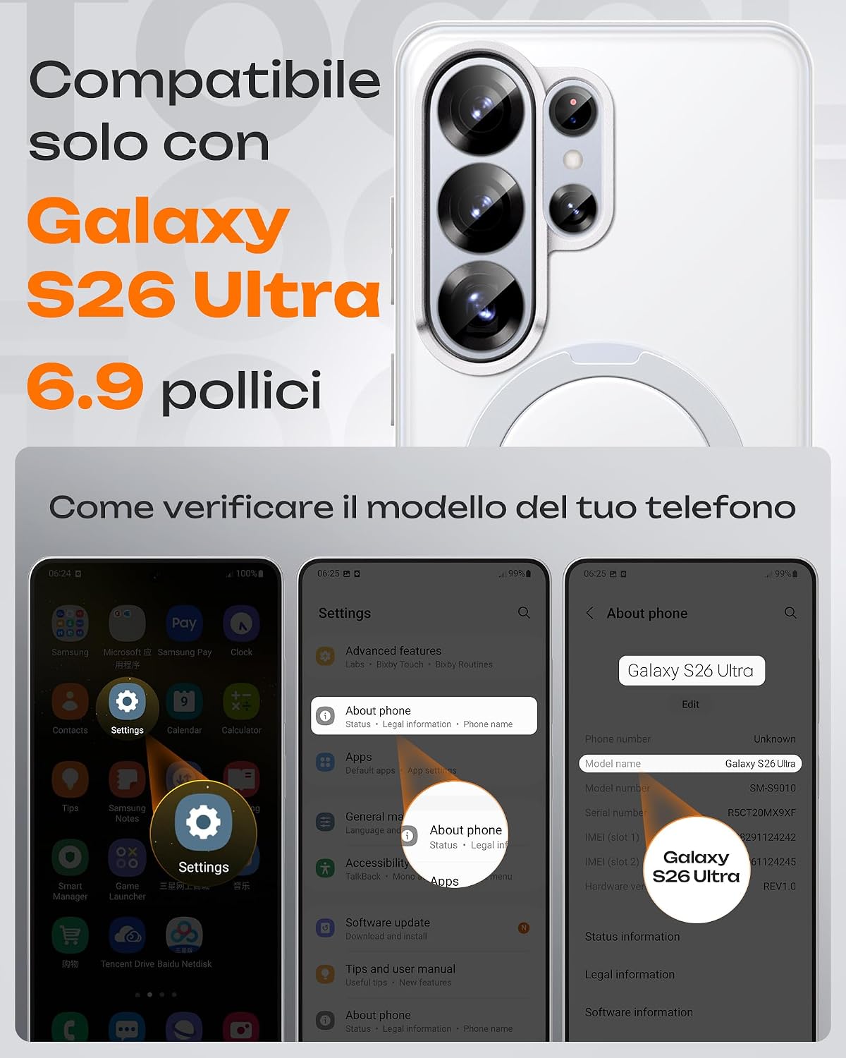 Detalle 2 de TOCOL Cover Galaxy S26 Ultra 1,27 mm