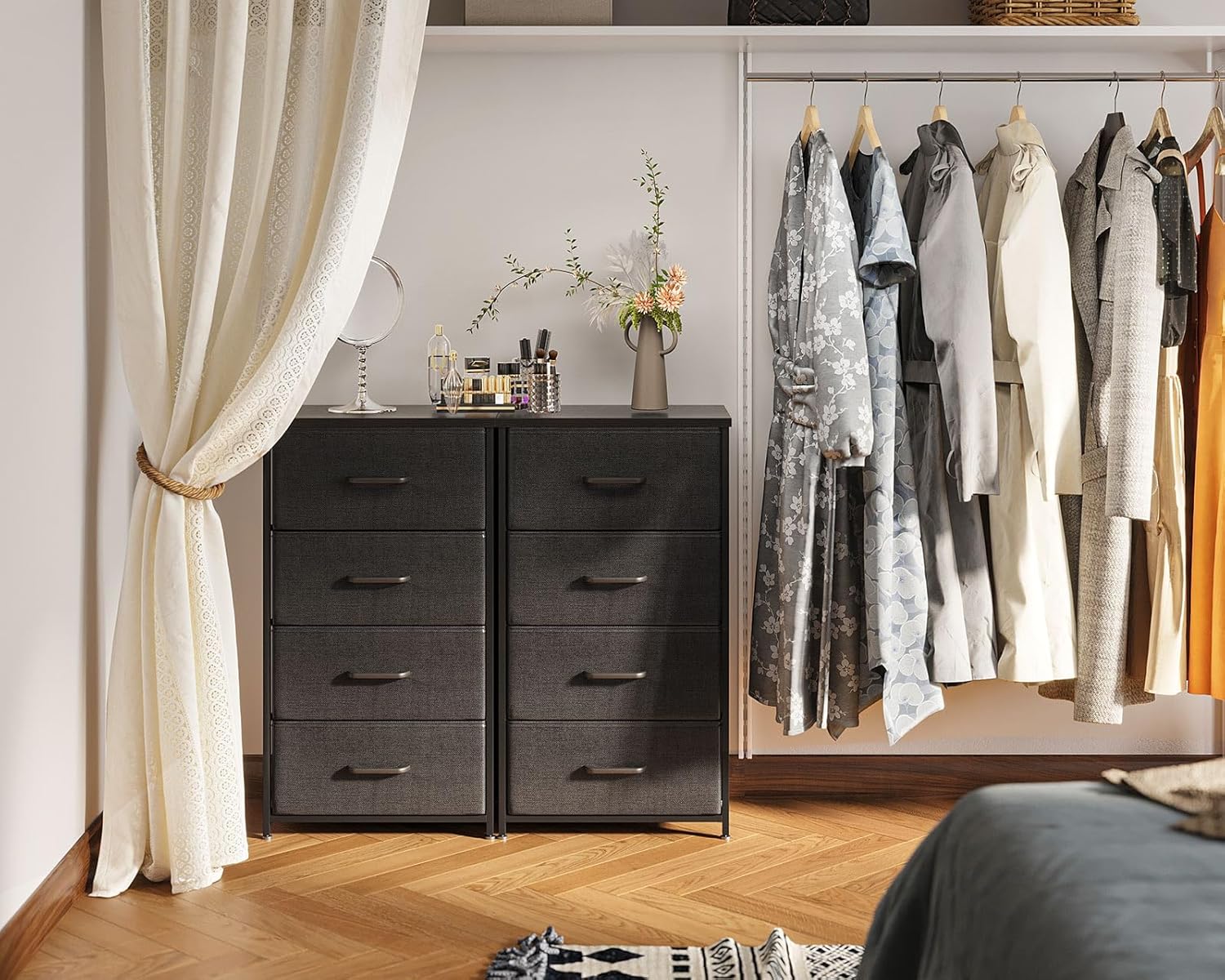 Thumbnail 4 de AODK Dresser with 4 Drawers 31.77"H