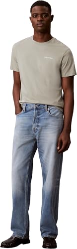 Thumbnail 3 de Calvin Klein Uomo T-Shirt Maniche Corte con Scollo Rotondo – Beige Shadow (S)