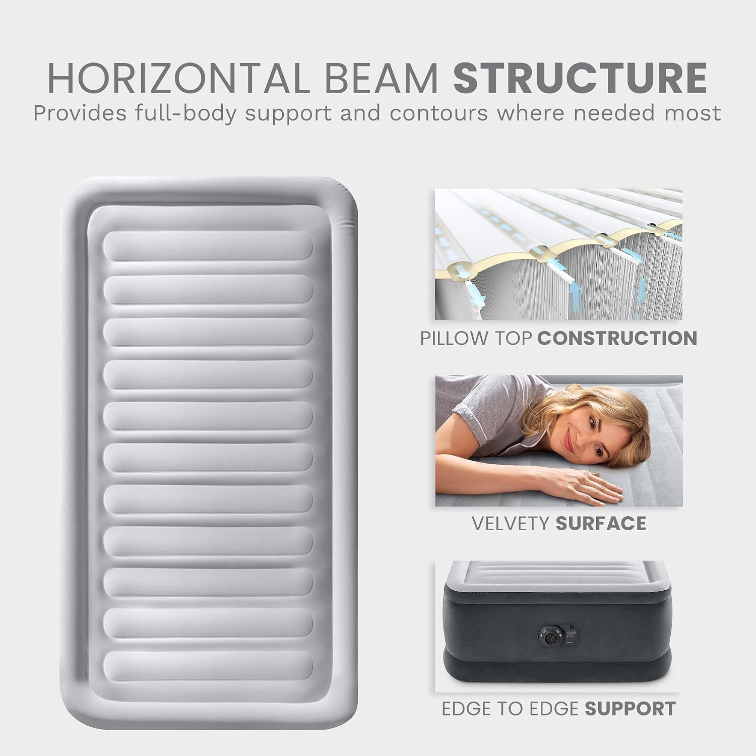 Thumbnail 6 de Intex 64417ED Queen Dura-Beam air mattress