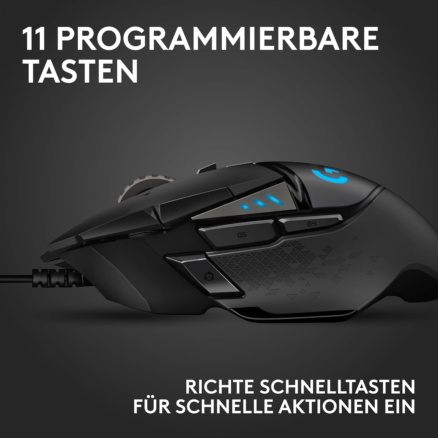 Detalle 2 de Logitech G502 HERO Gaming-Maus 25K DPI