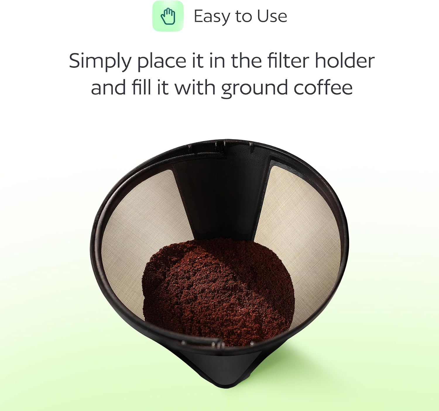 Detalle de 2-Pack #4 Reusable Permanent Cone Coffee Filters for Cuisinart & Ninja Makers