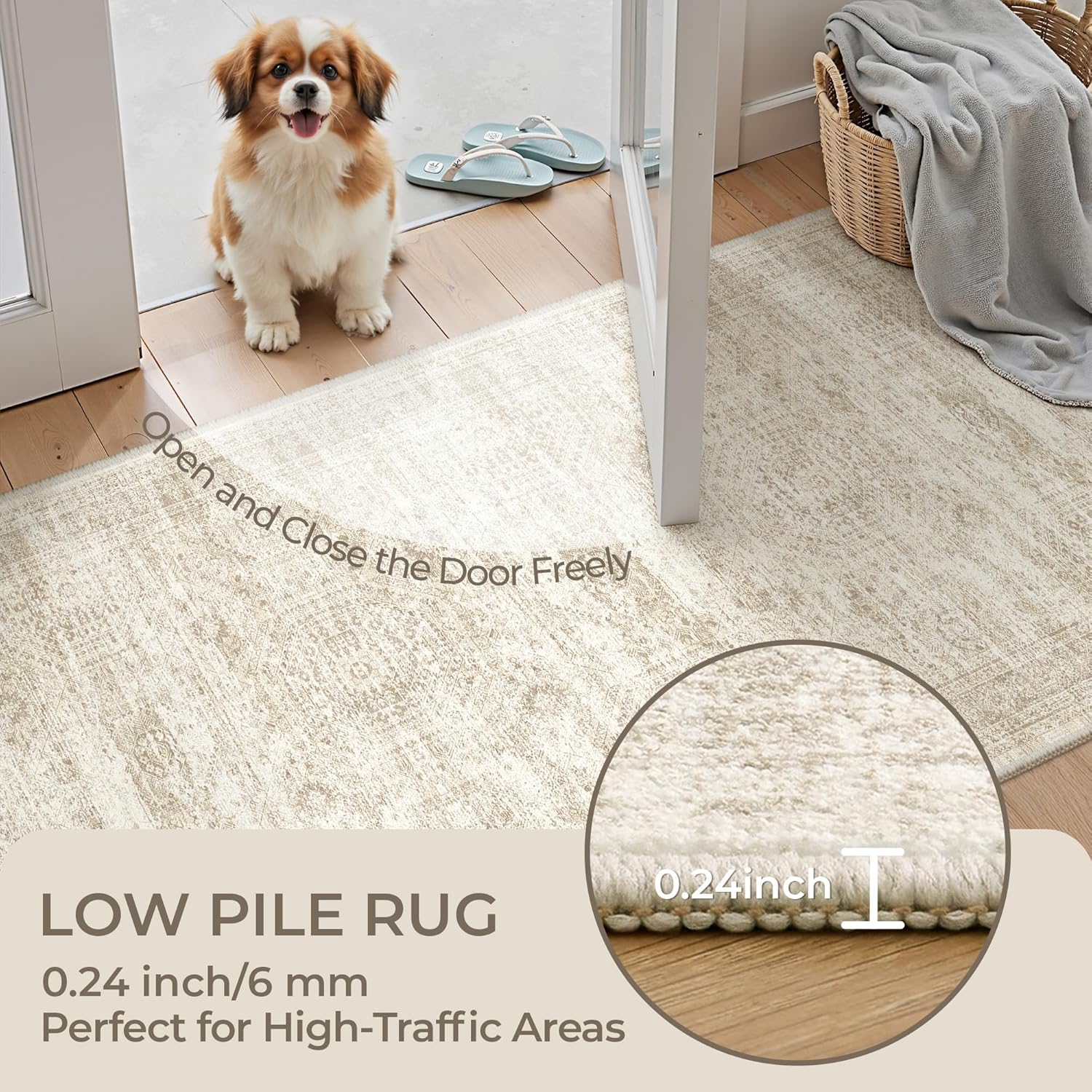 Thumbnail 5 de Restydon 2x8 Runner Rug Non Slip