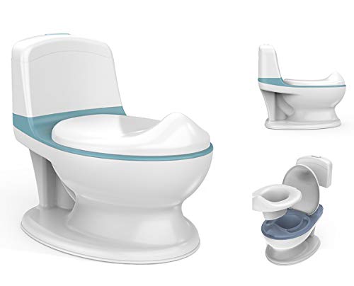 Detalle de Babify My First Toilet orinal interactivo con pulsador 🚽