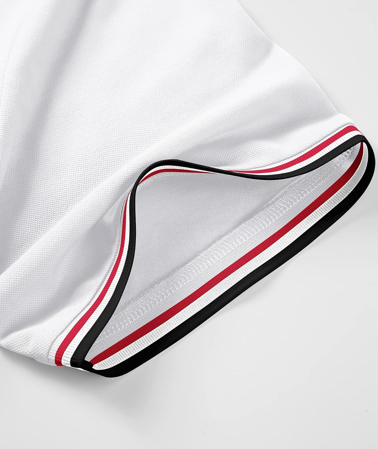 Detalle 2 de SwissWell polo da uomo a manica corta per golf e tempo libero, tessuto traspirante a rapido asciugamento