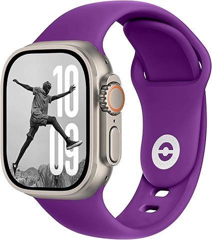 Detalle de DONEGANI SB Correa Apple Watch Se Ultra 2 Púrpura