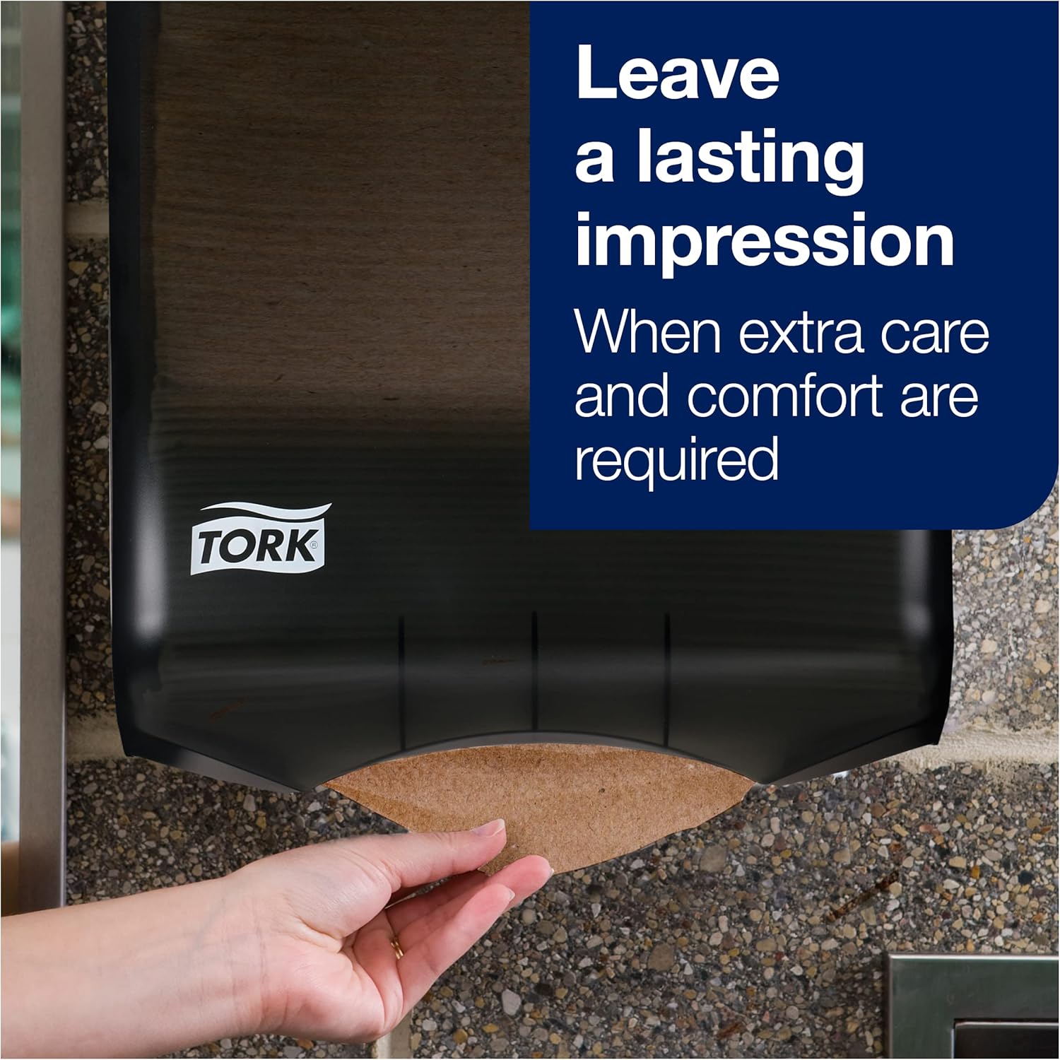 Detalle de Tork Multifold Hand Towel (Natural) — 16 Packs x 250 Sheets, 100% Recycled, FSC Certified (MK520A)