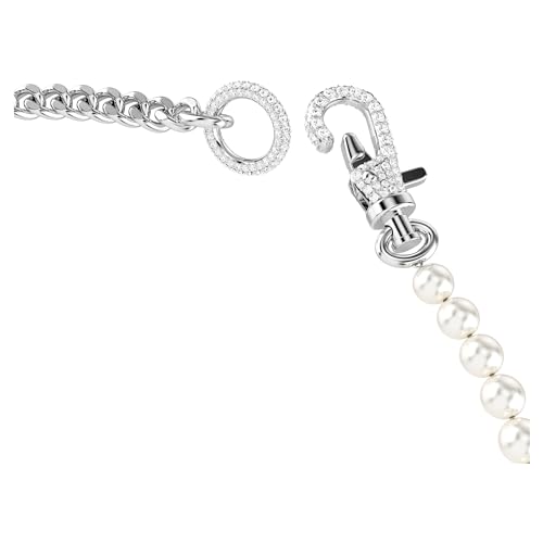 Detalle de Swarovski Dextera Collar pavé con perla blanca 💍