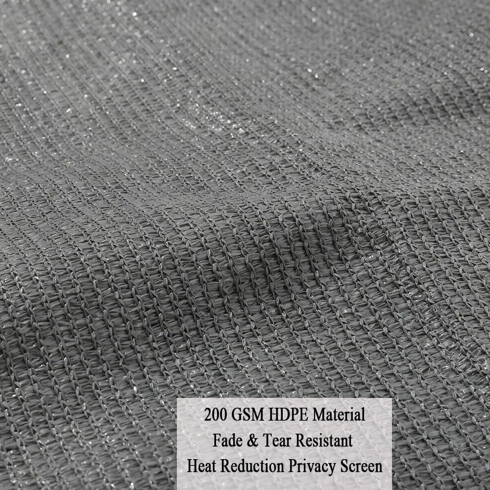 Detalle de Vocray 90% Sun Shades for Patio (3x9 m) – Breathable UV Blocking Mesh for Pergolas, Balconies and Gardens