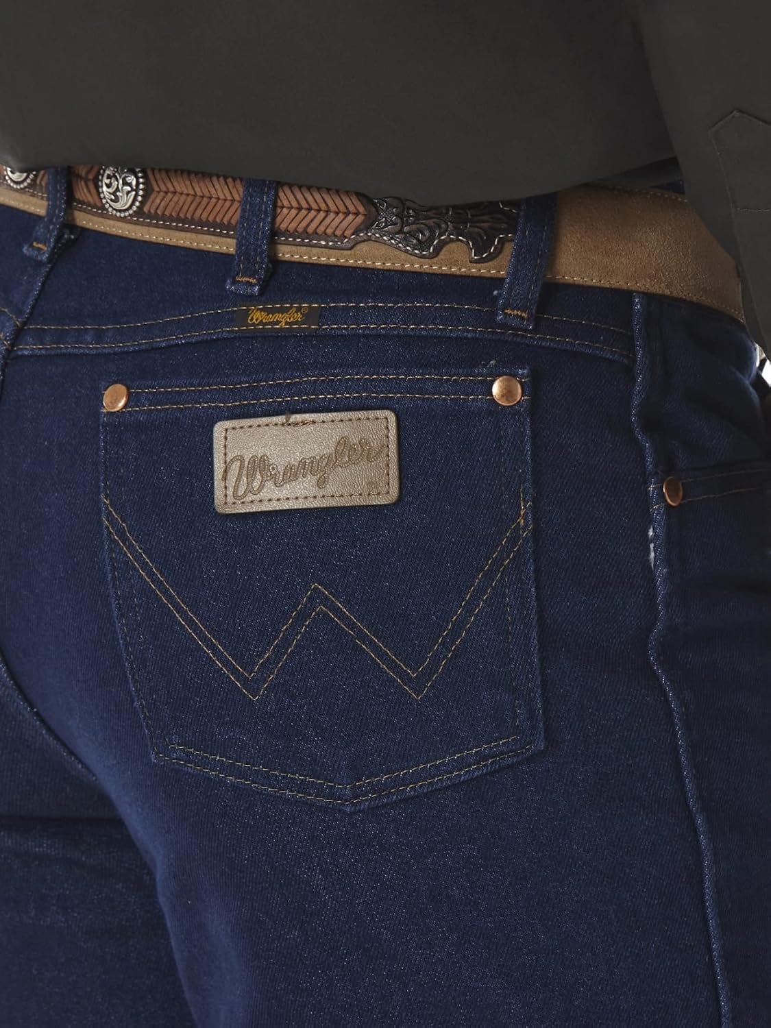 Detalle de Wrangler Men's Cowboy Cut Slim Fit Stretch Boot Cut Jean Pants