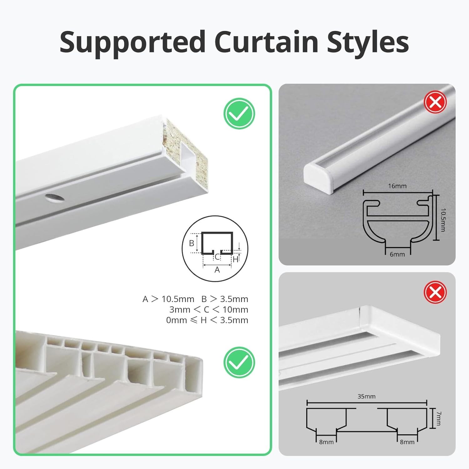 Detalle de SwitchBot Automatic Curtain Opener - Bluetooth Remote with App, Upgraded Motor, and Alexa/Google/HomeKit Compatibility