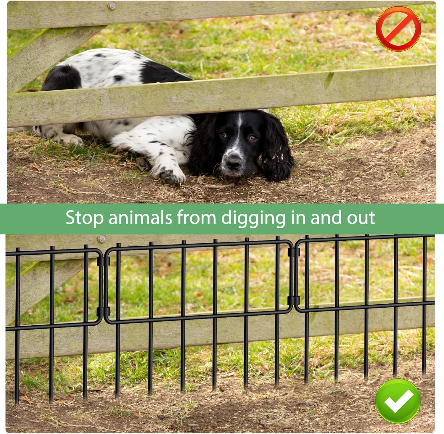 Thumbnail 6 de LIANTRAL Garden Fence 25 Pack: Rustproof, No-Dig Animal Barrier Panels (43 cm x 8.25 m) for Yard, Patio and Border