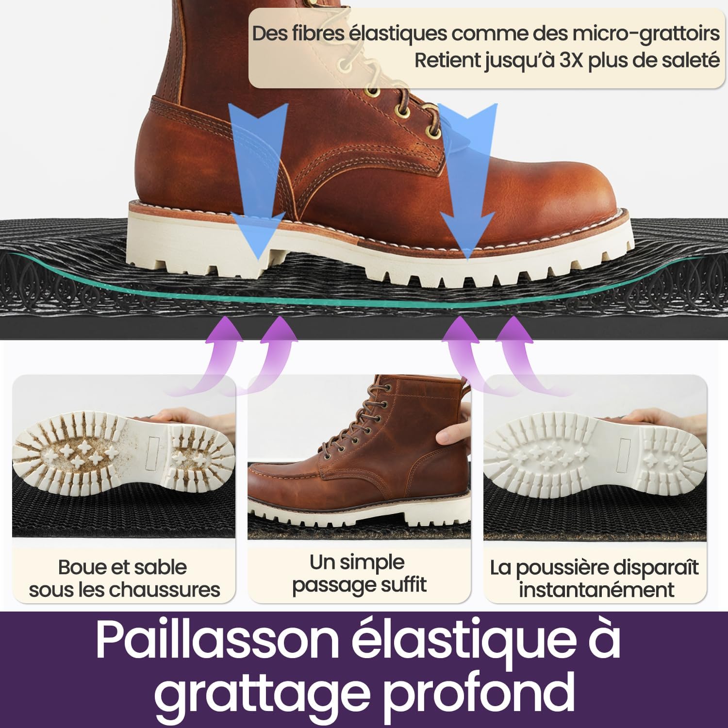 Thumbnail 2 de DEXI Paillasson extérieur 43 x 76 cm
