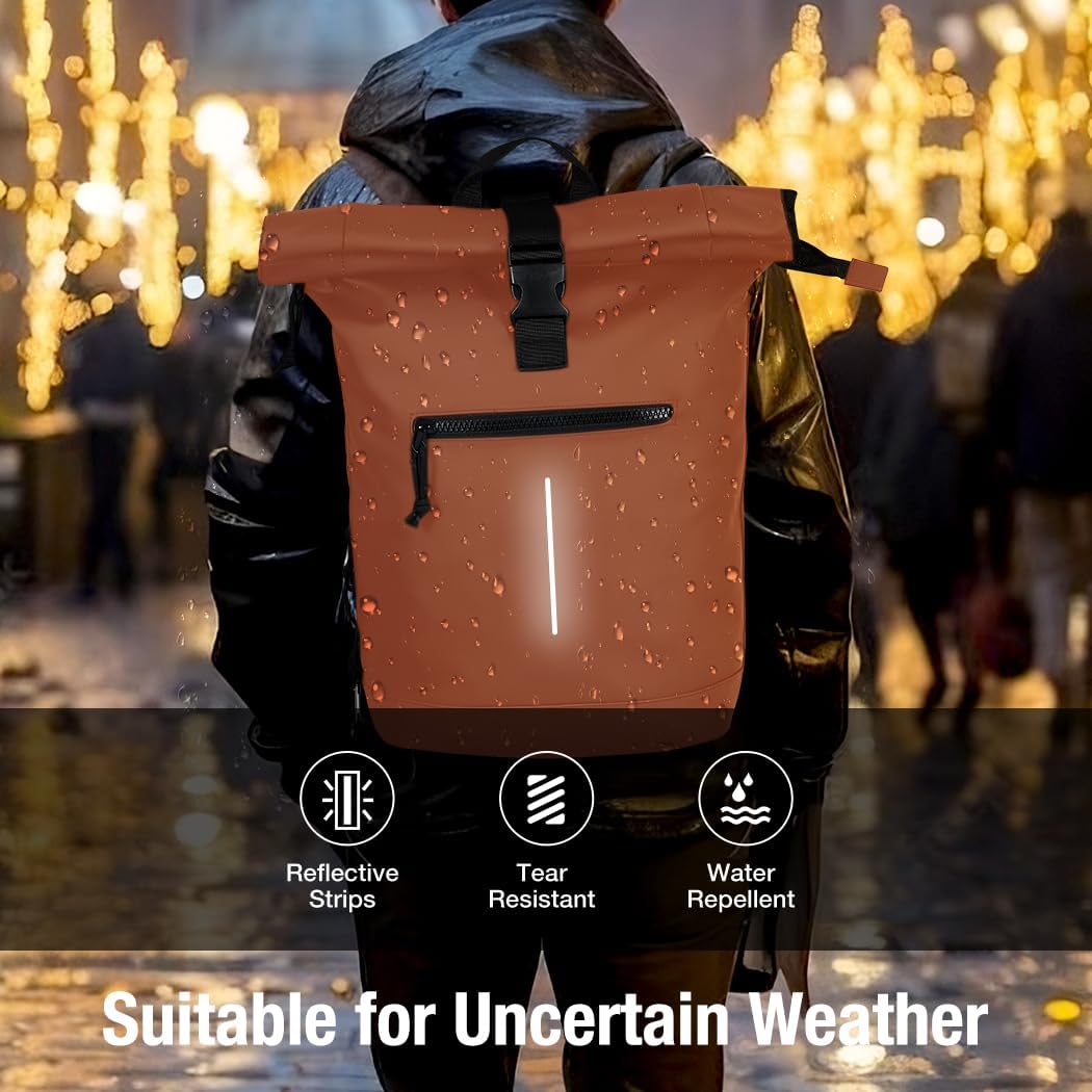 Thumbnail 5 de Lekeinchi Rolltop Rucksack: Wasserdicht, flexibel und geeignet für Laptop bis 17 Zoll