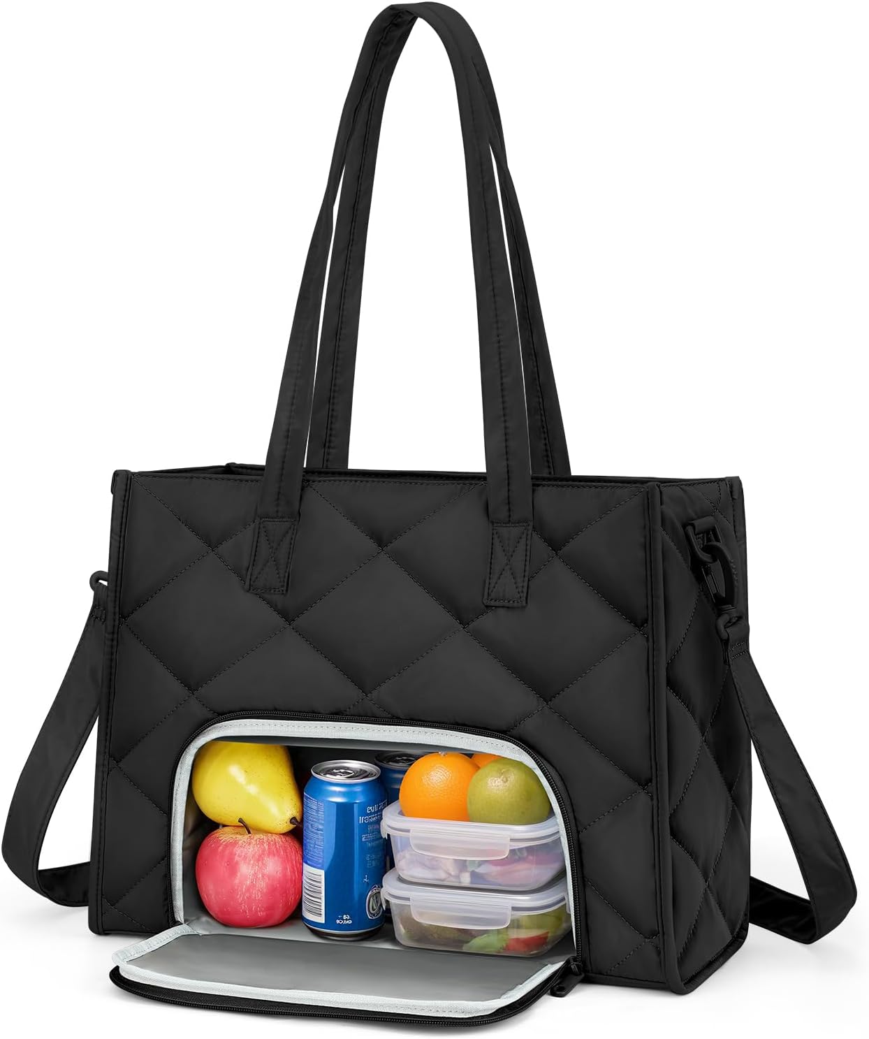 Detalle de ZOMFELT Lunch Tote Bag 15.6 Inch Puffer Laptop Lunch Bag for Women