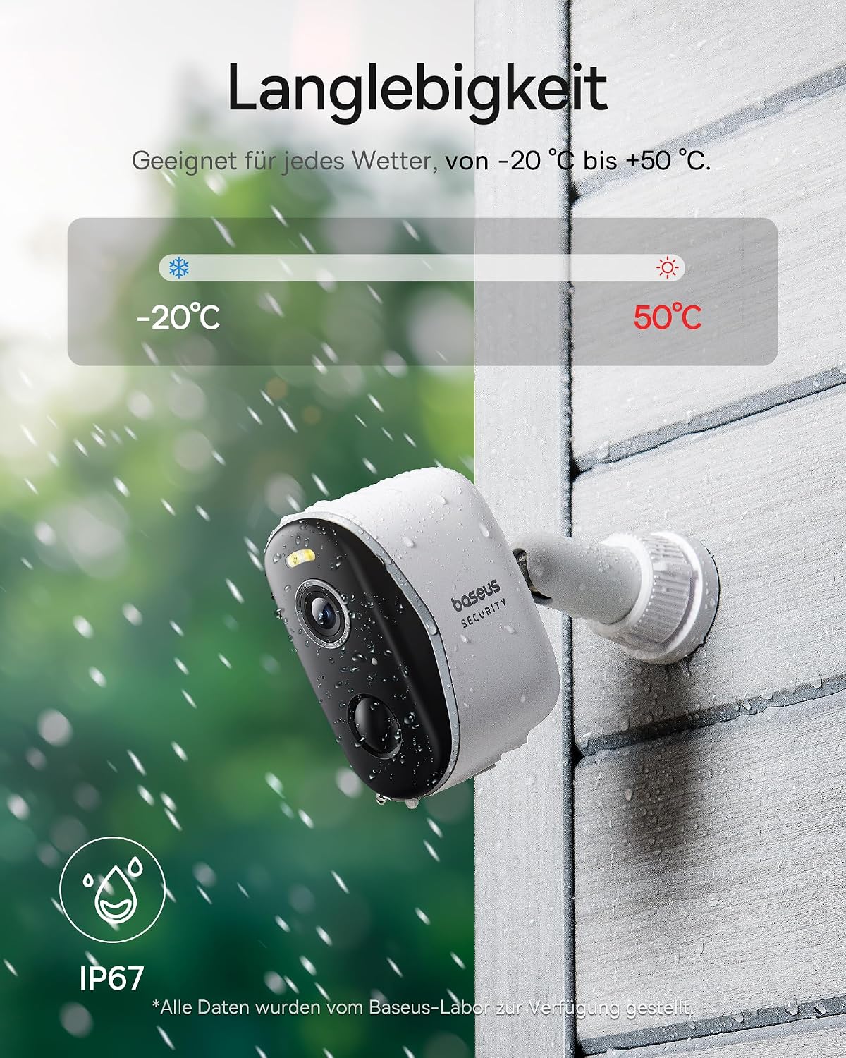 Detalle 2 de Baseus Security N1 Überwachungskamera 210 Tage