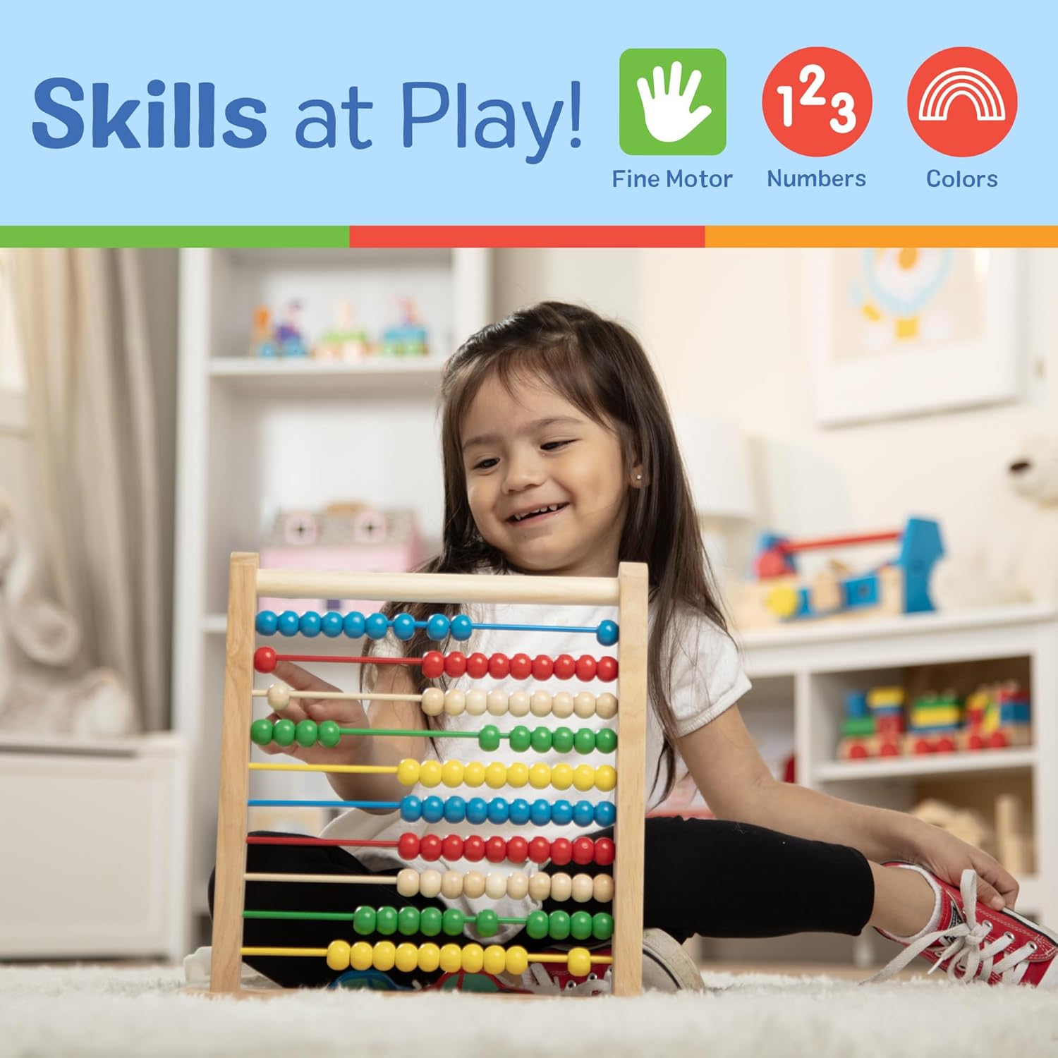 Thumbnail 4 de Melissa & Doug Abacus 100 Beads 🧮