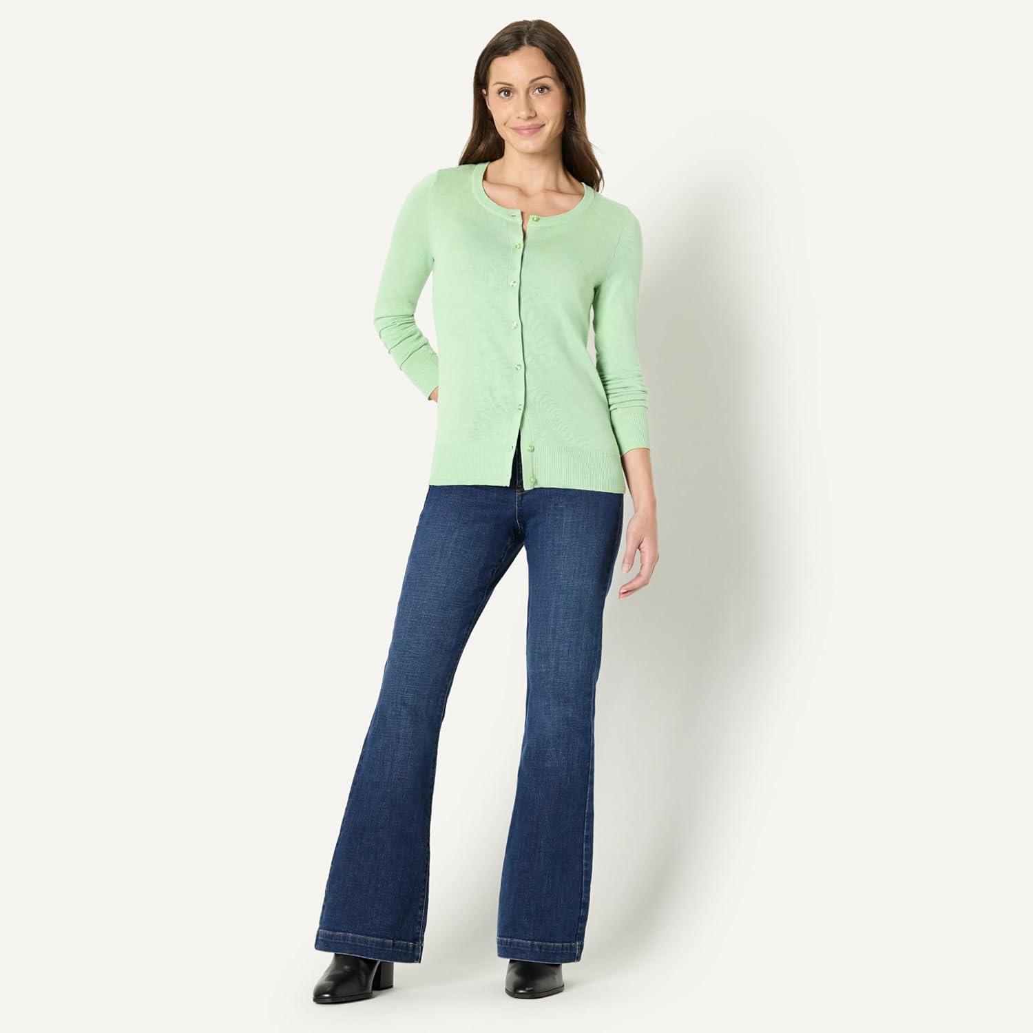 Thumbnail 5 de Amazon Essentials Damen Leichte Rundhalsstrickjacke – Übergröße