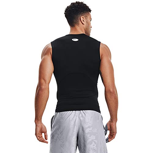 Detalle de Under Armour Uomo UA HG Armour Comp SL Shirt – maglietta compressione senza maniche in HeatGear