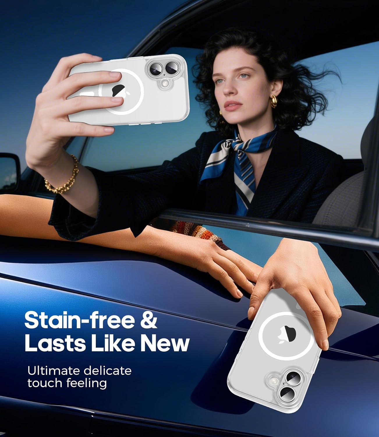 Detalle 2 de FLLAO iPhone 16 MagSafe case with 2 glass
