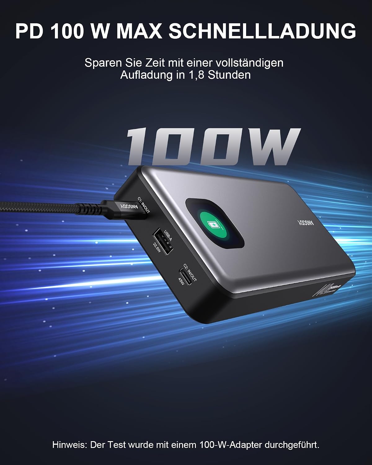 Thumbnail 6 de ANSODY 140W Powerbank 25000mAh
