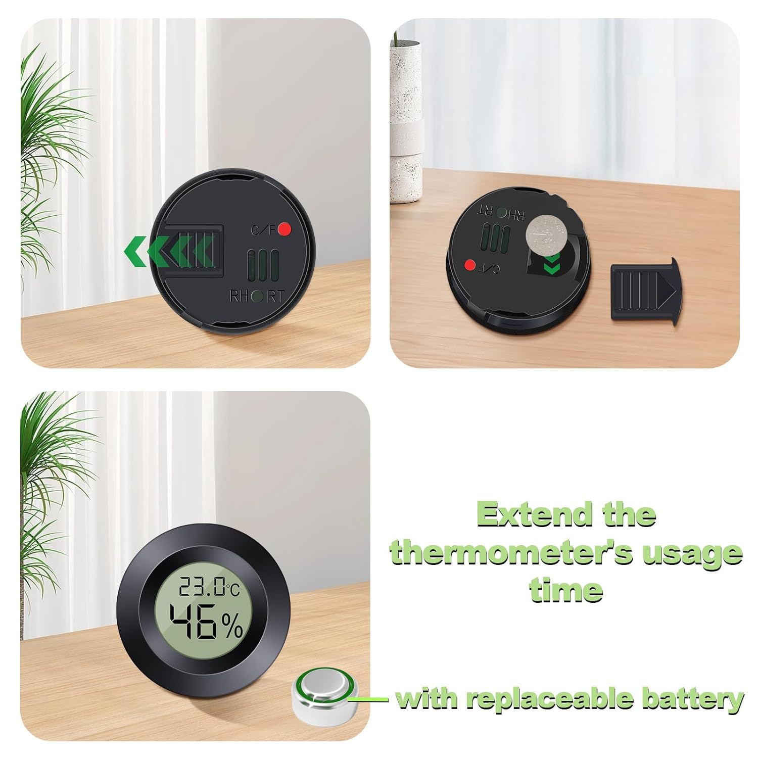 Thumbnail 6 de Dictien Mini Hygrometer Digital 6er-Set 🎛