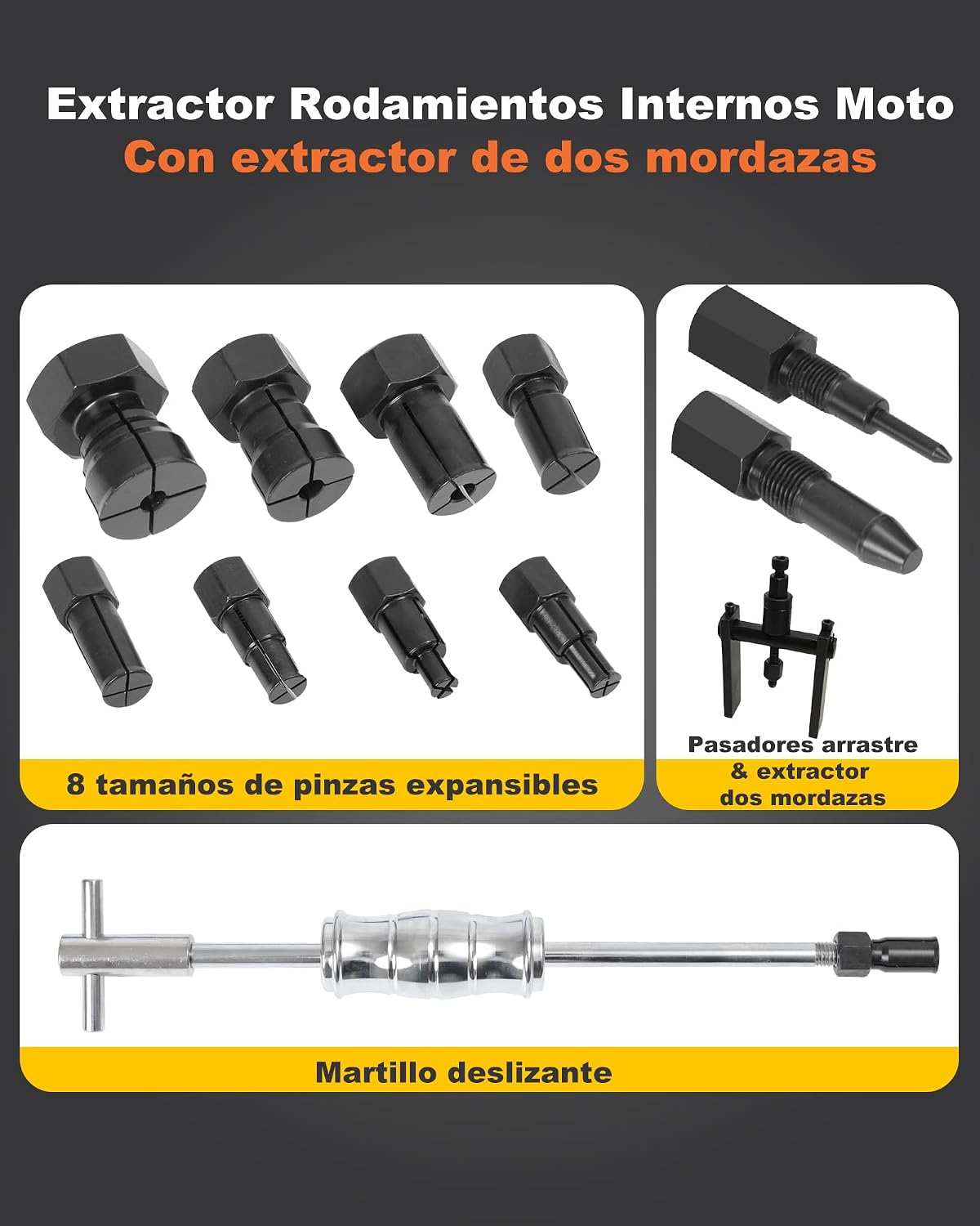 Thumbnail 2 de XSTARYE Extractor Rodamientos Bicicleta 8–32 mm
