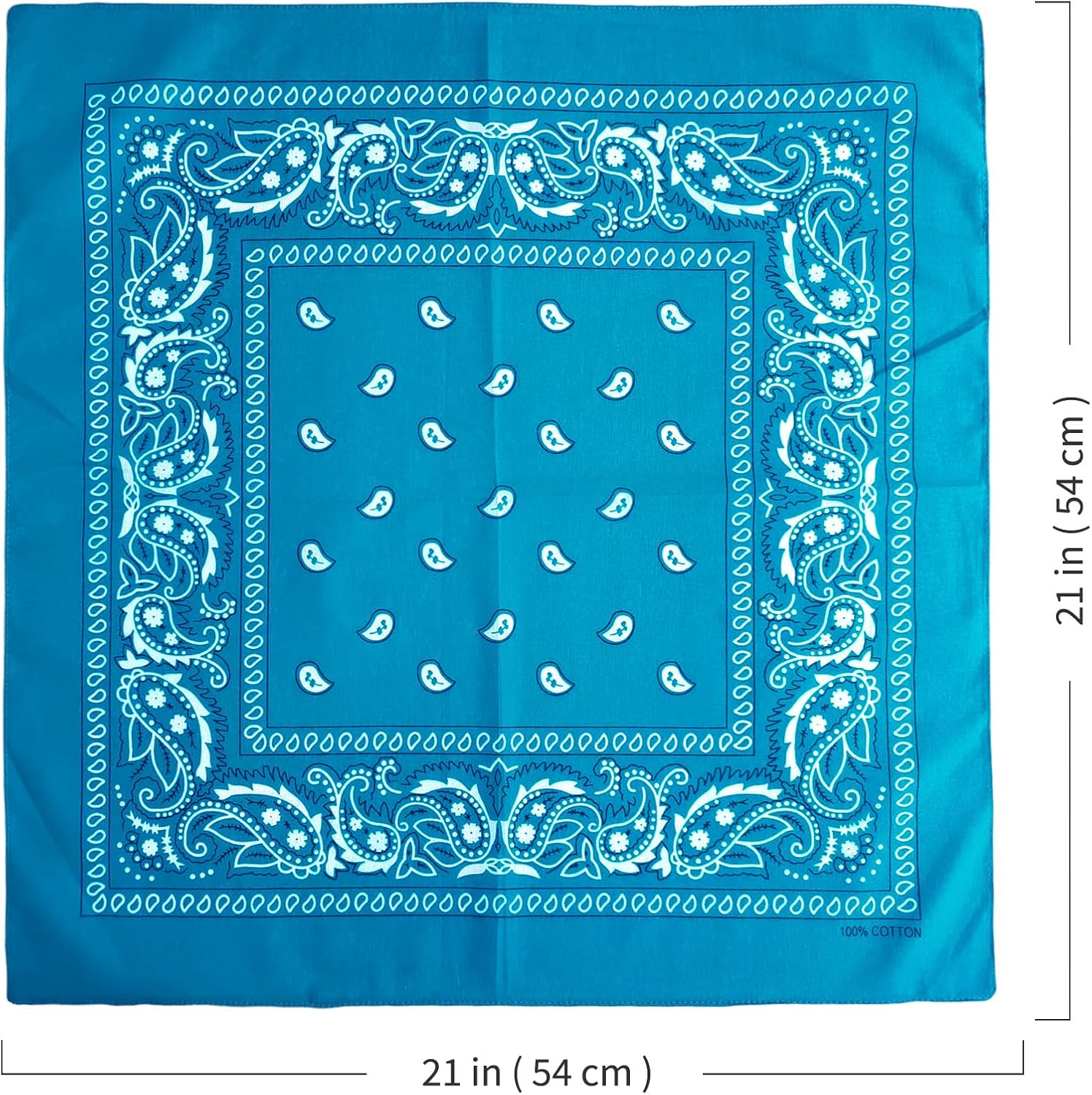 Thumbnail 3 de APIGANIZ 100% Cotton Bandanas, 21 x 21 Inches, Set of 6