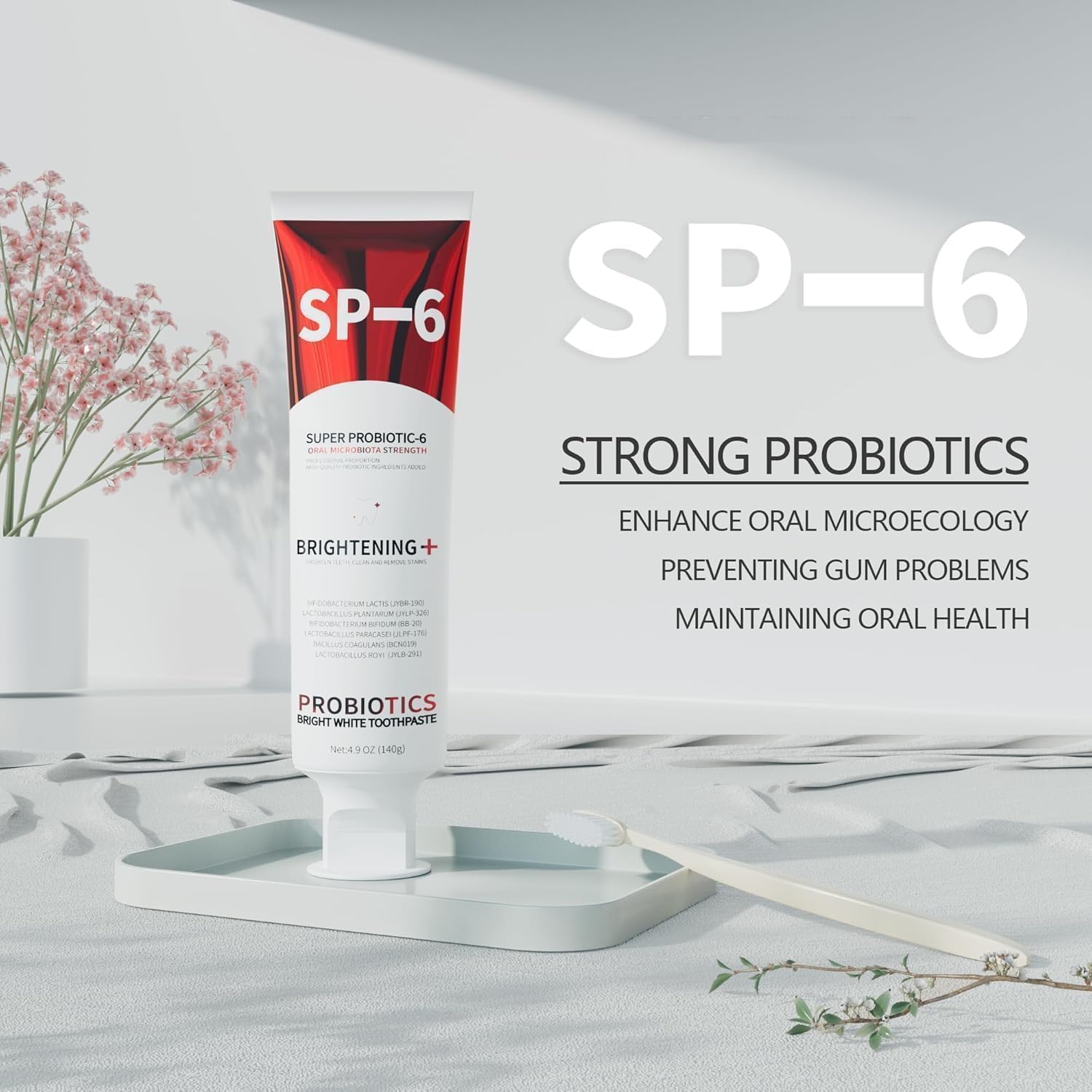 Detalle 2 de SP-6 Probiotic Toothpaste 4.9oz 🪥