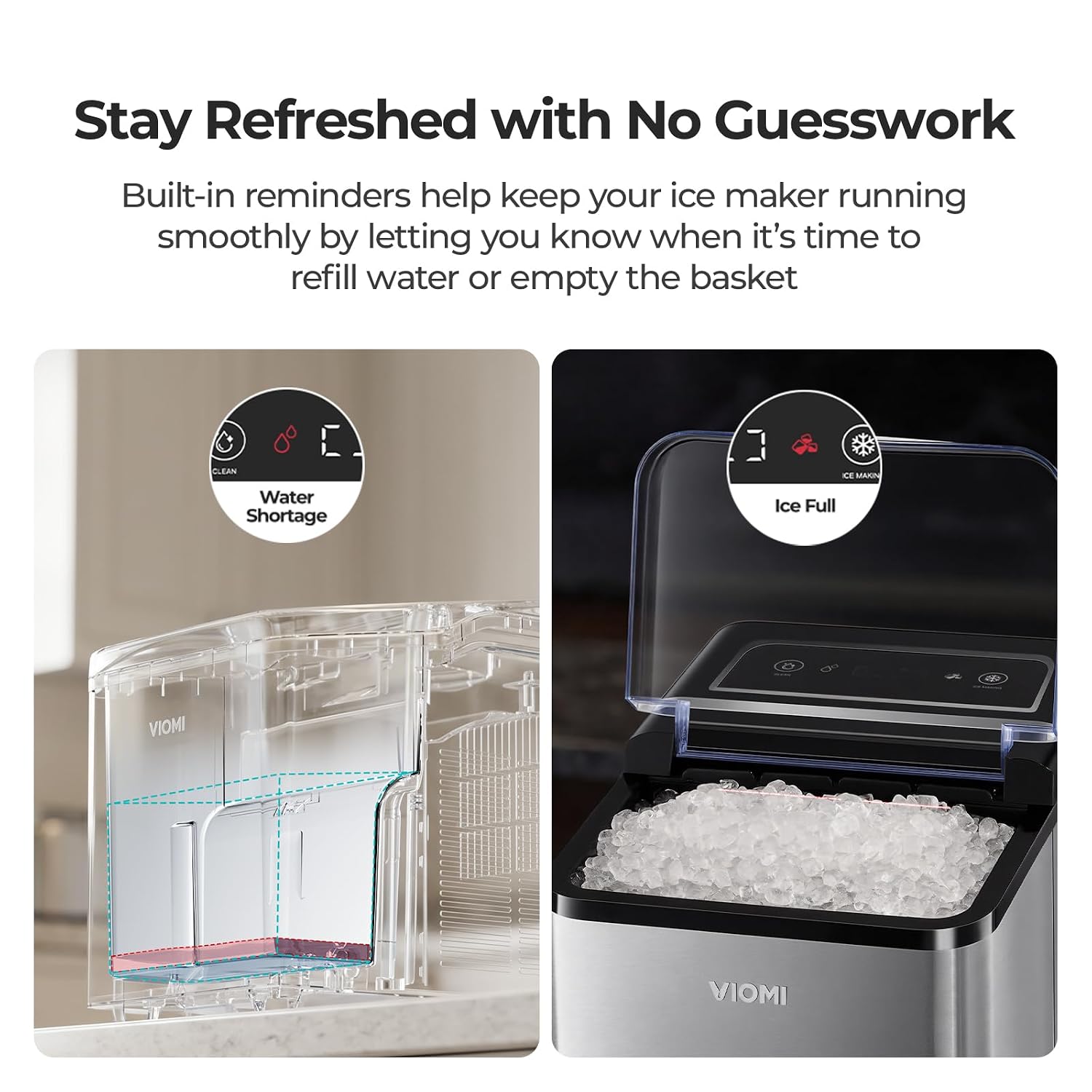 Thumbnail 4 de VIOMI Viomi Nugget Ice Maker Countertop Ice Maker with Self-Cleaning