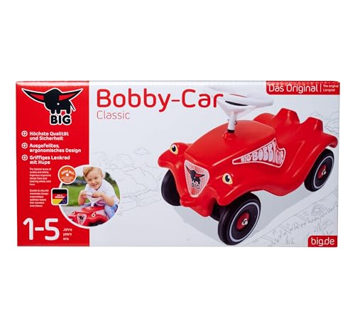 Thumbnail 6 de BIG-Bobby-Car Classic – Robustes Bobby Car für Kinder ab 1 Jahr, rot, belastbar bis 50 kg