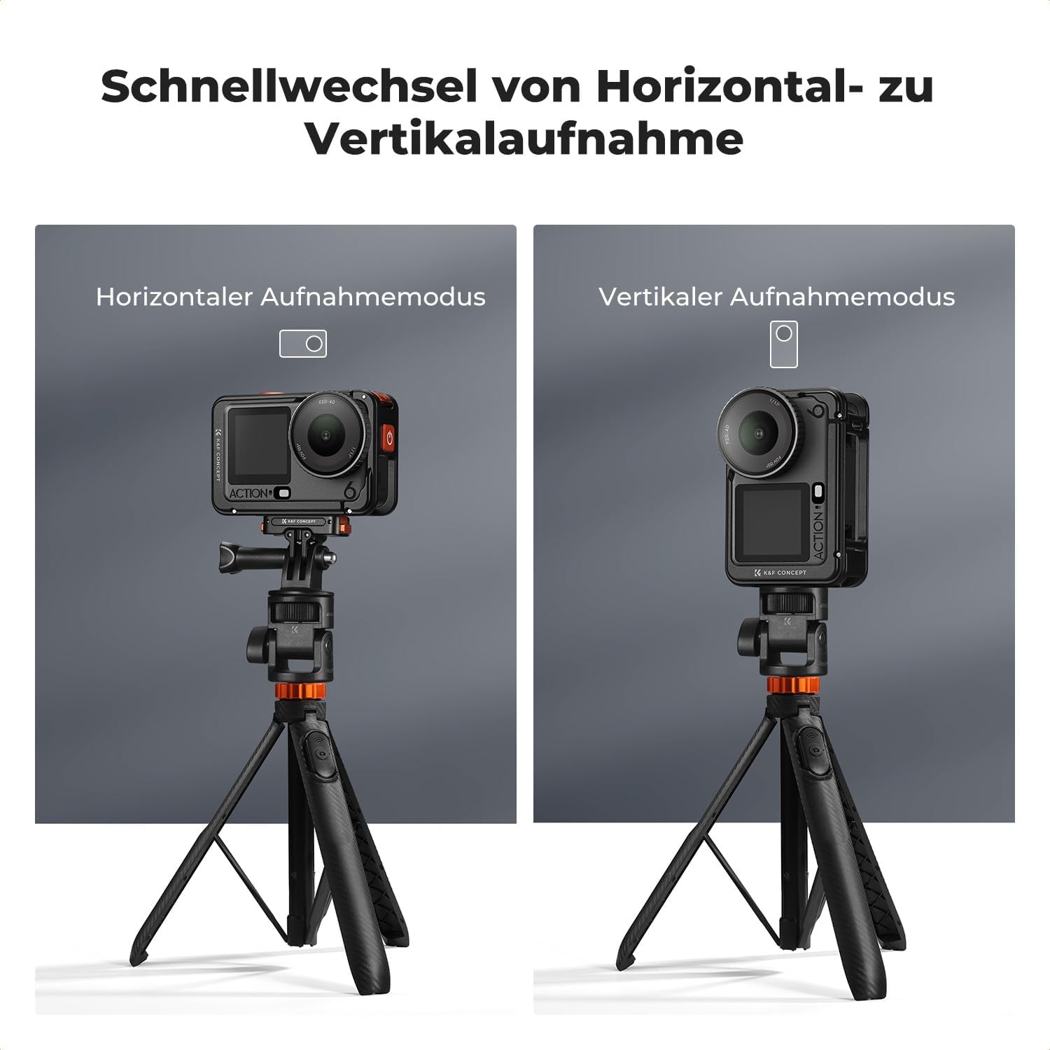 Thumbnail 4 de K&F CONCEPT Kamerakäfig für DJI Osmo Action 6