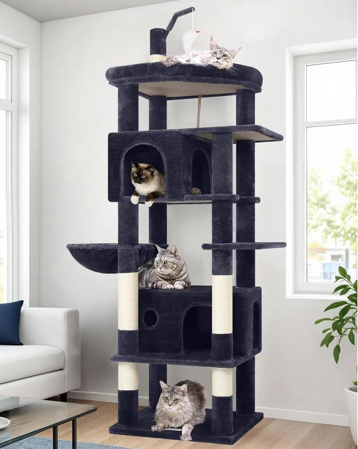 Detalle de Globlazer Cat Tree, 74-Inch Tower