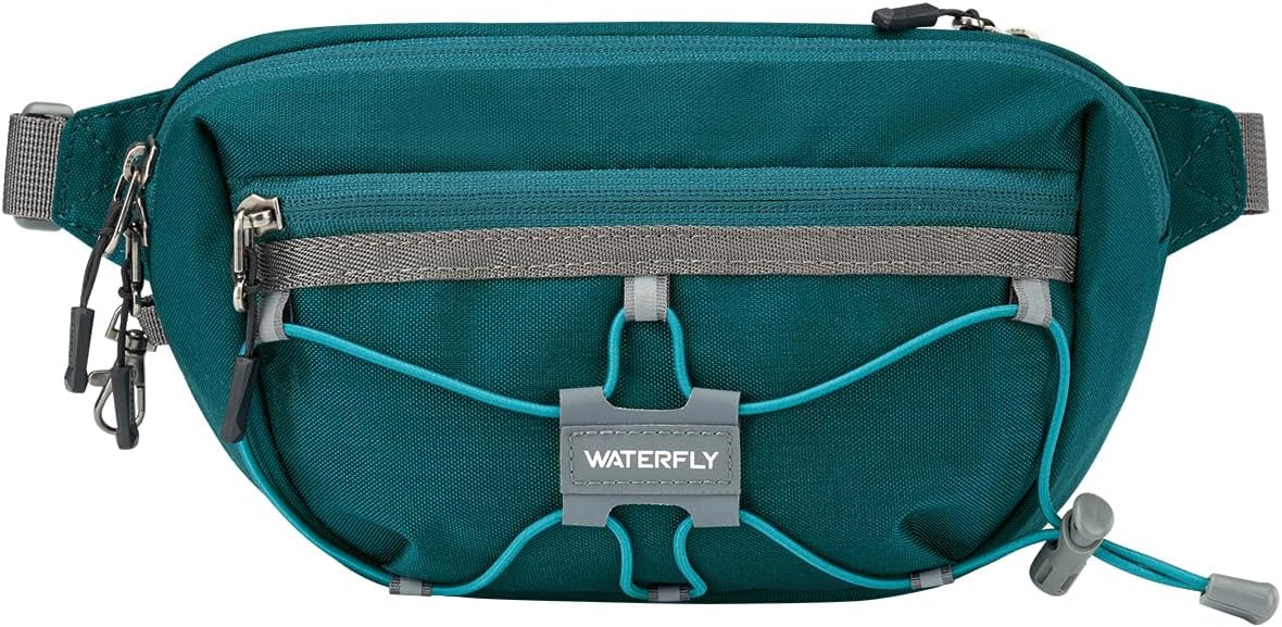 Detalle de Waterfly Bum Bag Fanny Pack (Peacock Blue) – 1.5L RFID anti-theft crossbody/waist bag