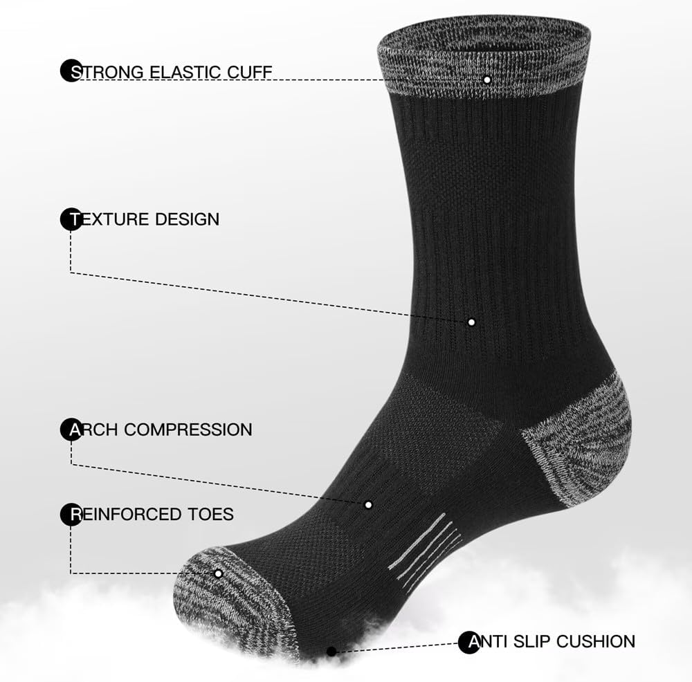 Detalle 2 de BUDERMMY Socken Damen Wandersocken 35-38