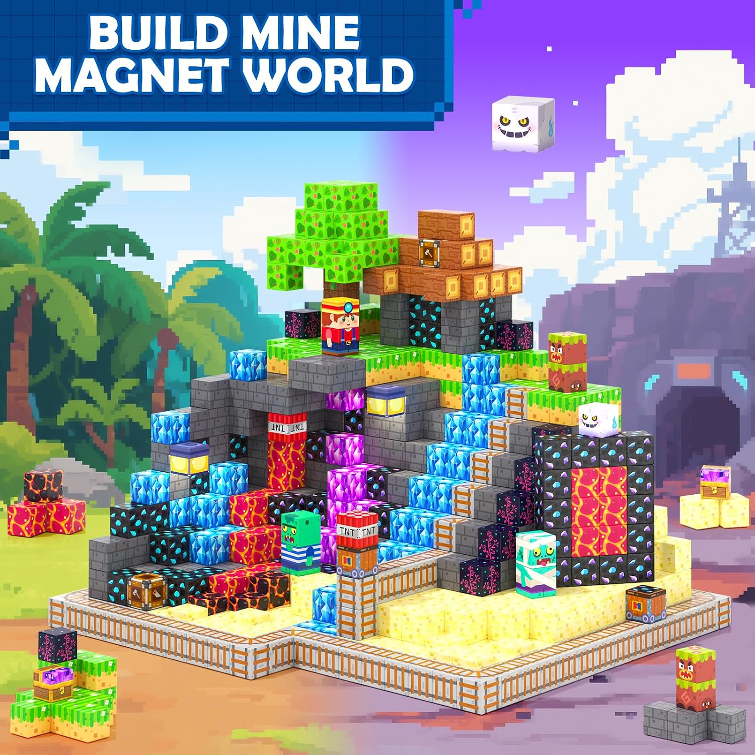 Thumbnail 3 de Coodoo Magnetic Blocks 100PCS set