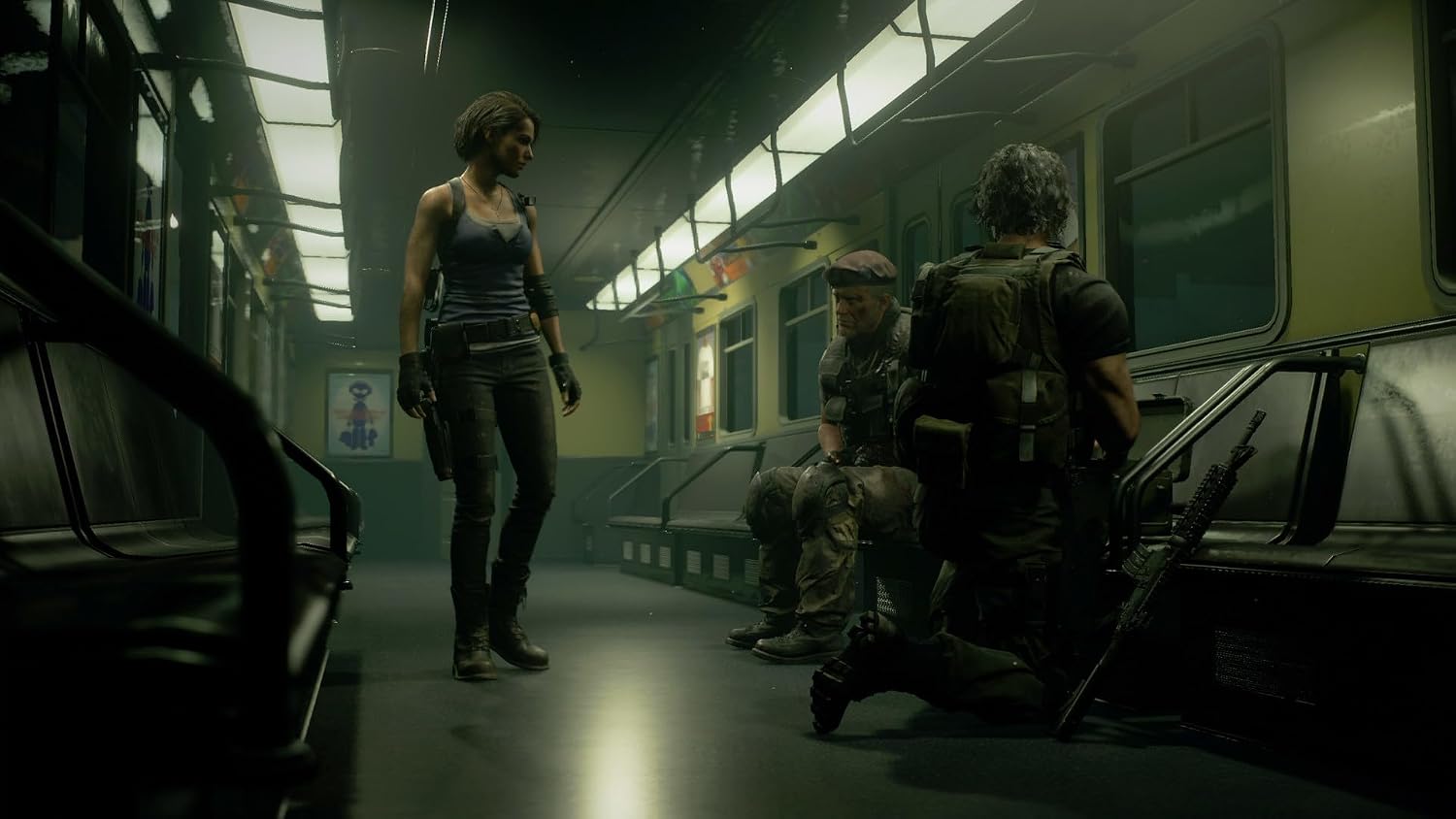 Detalle de Resident Evil 3 Remake sur PS5 : Jill Valentine face au Nemesis