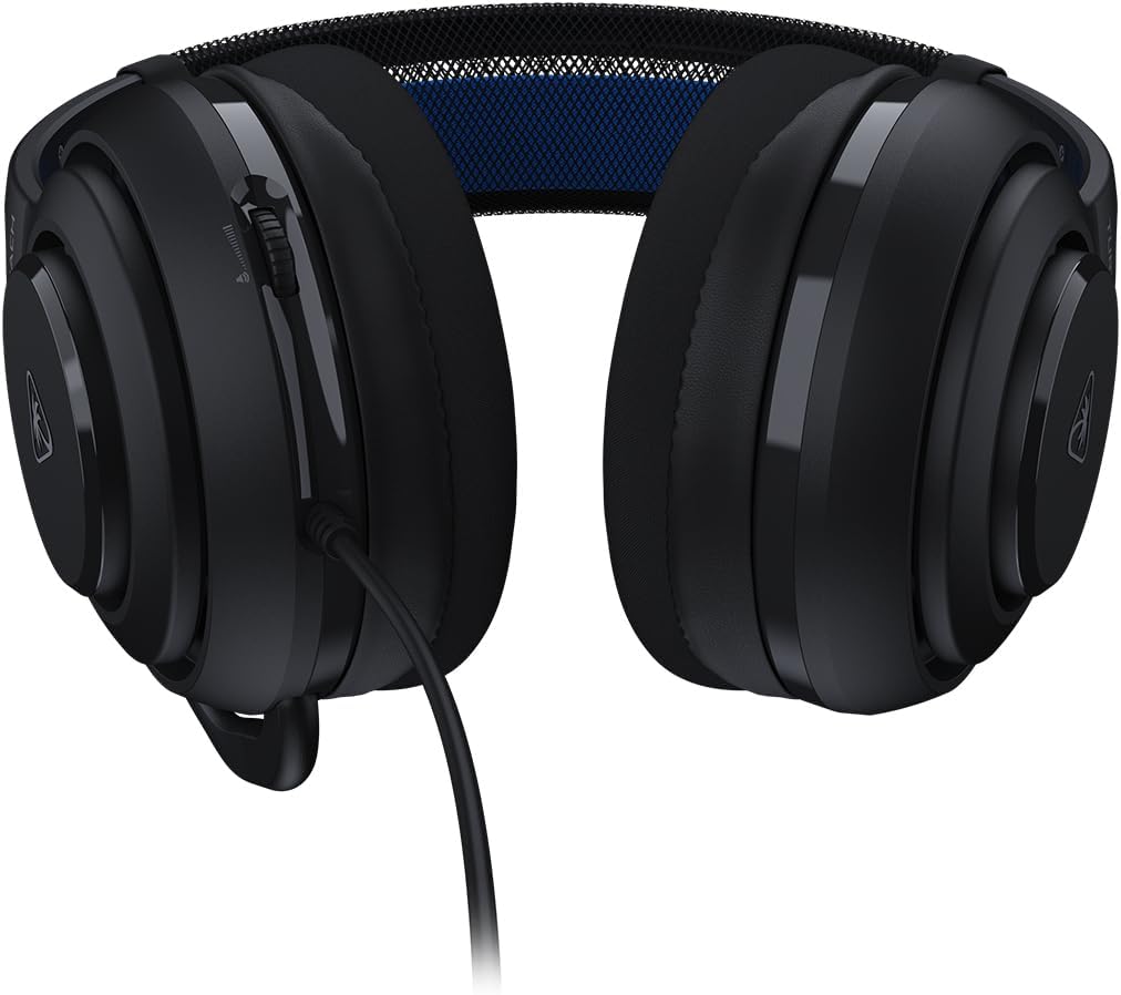 Detalle de Turtle Beach Atlas 200 cuffie da gioco cablate nere per PlayStation con driver Nanoclear da 50 mm