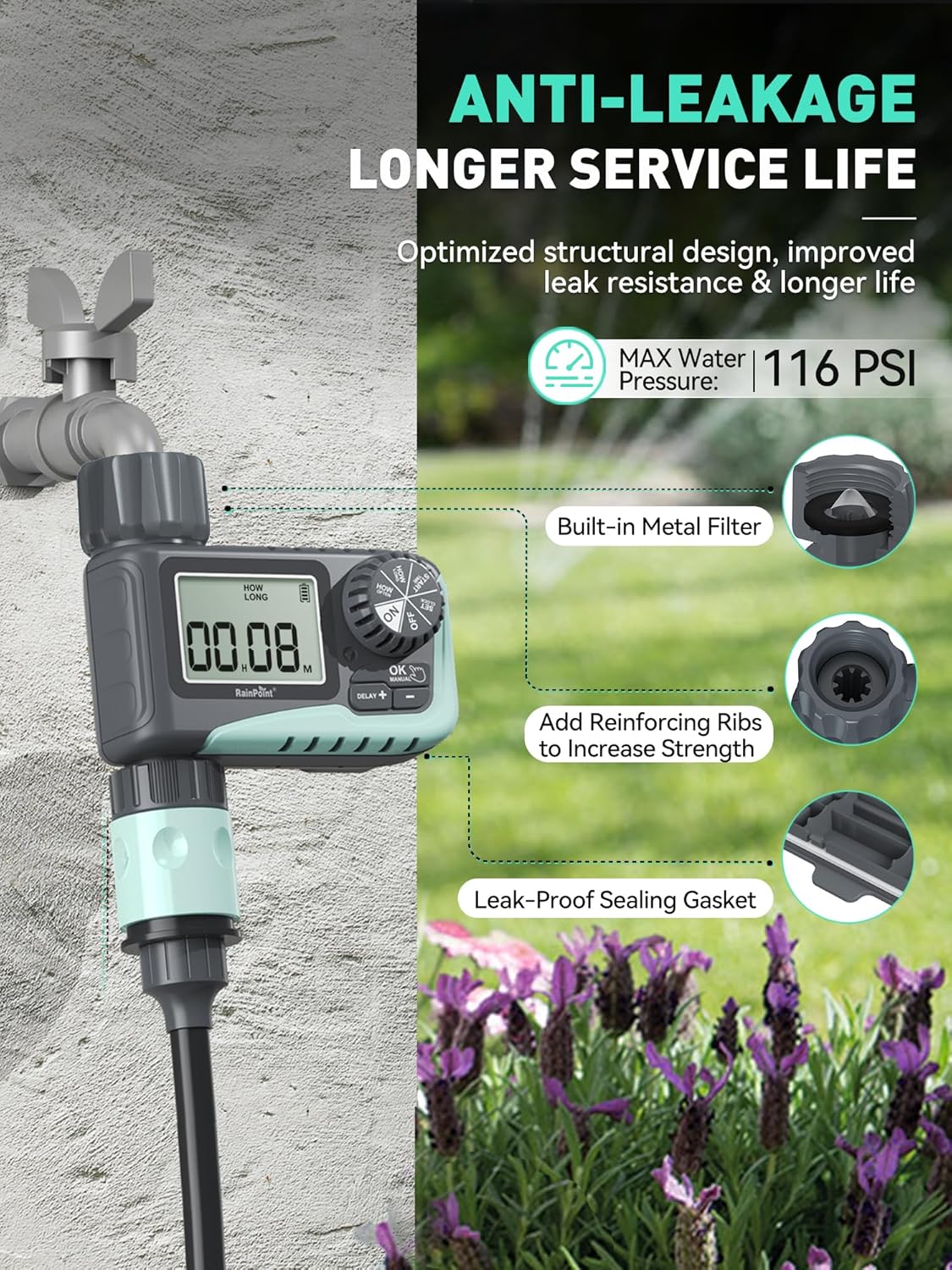 Thumbnail 3 de RAINPOINT Sprinkler Timer 2-Pack