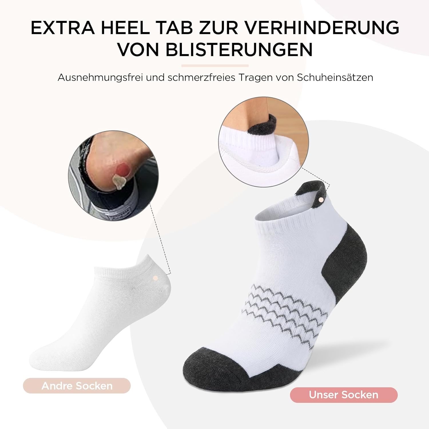 Thumbnail 3 de Briyat 6 Paires Chaussettes Femme Socquettes – confort, respirabilité et protection pour le sport