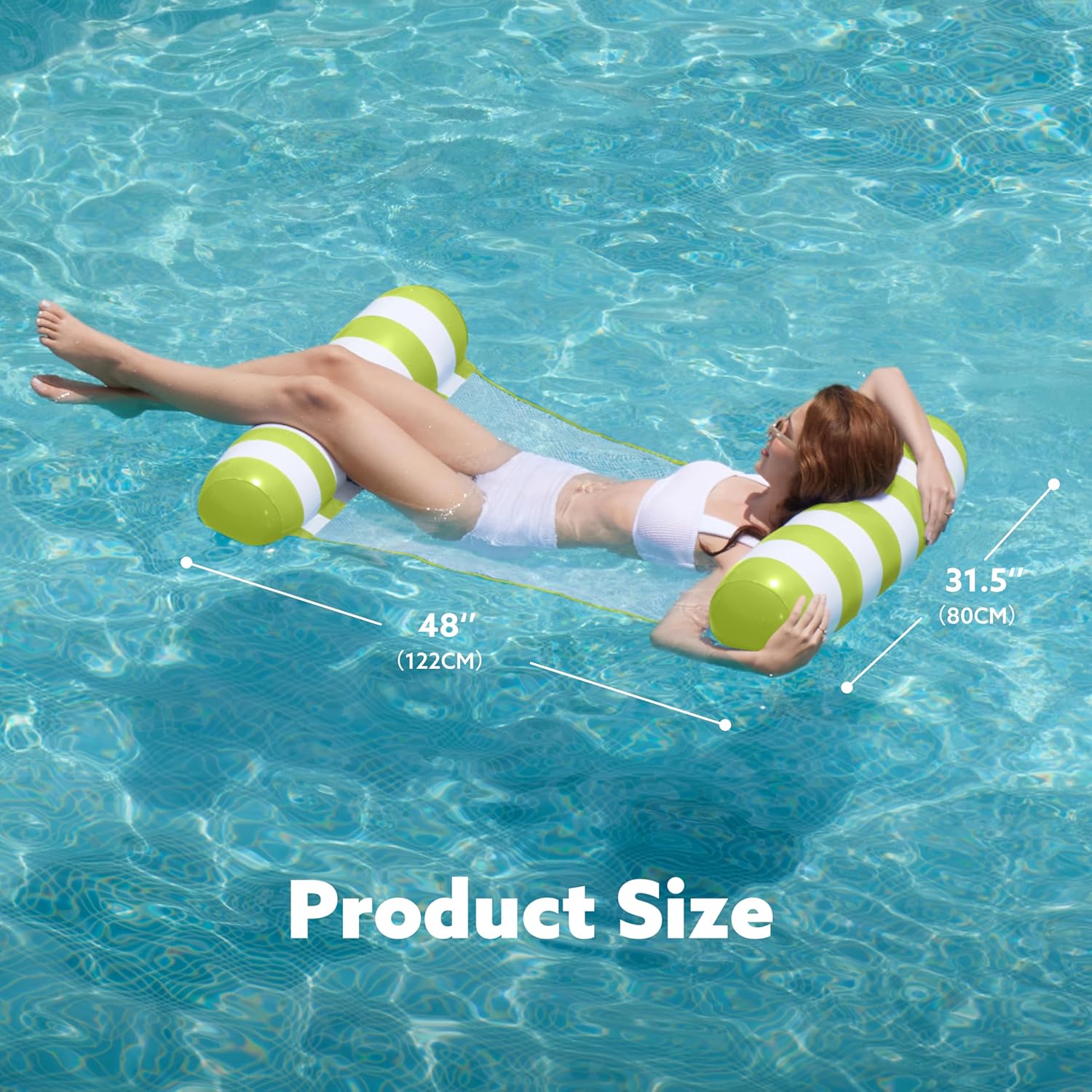 Thumbnail 5 de Sloosh 2-Packung Hängematte Pool Floats 4-in-1 – Vielseitige Aufblasbare Liege für Erwachsene
