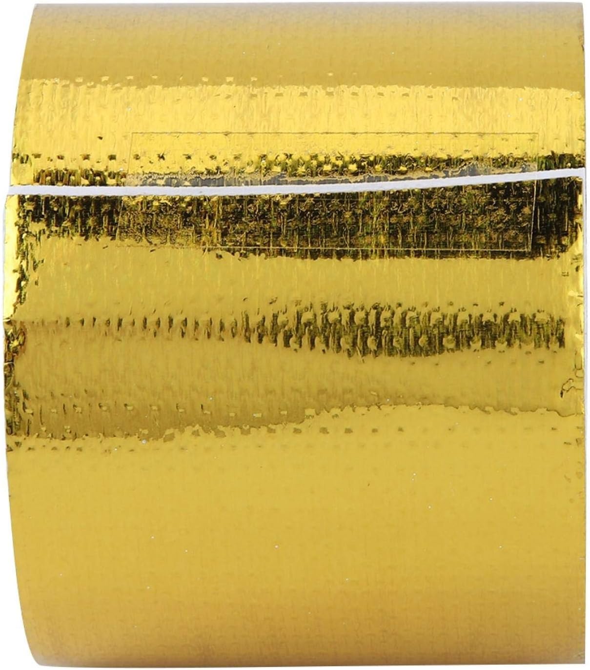 Detalle 2 de Fydun värmereflekterande tejp, självhäftande aluminiumfolie, guld 10 m x 5 cm