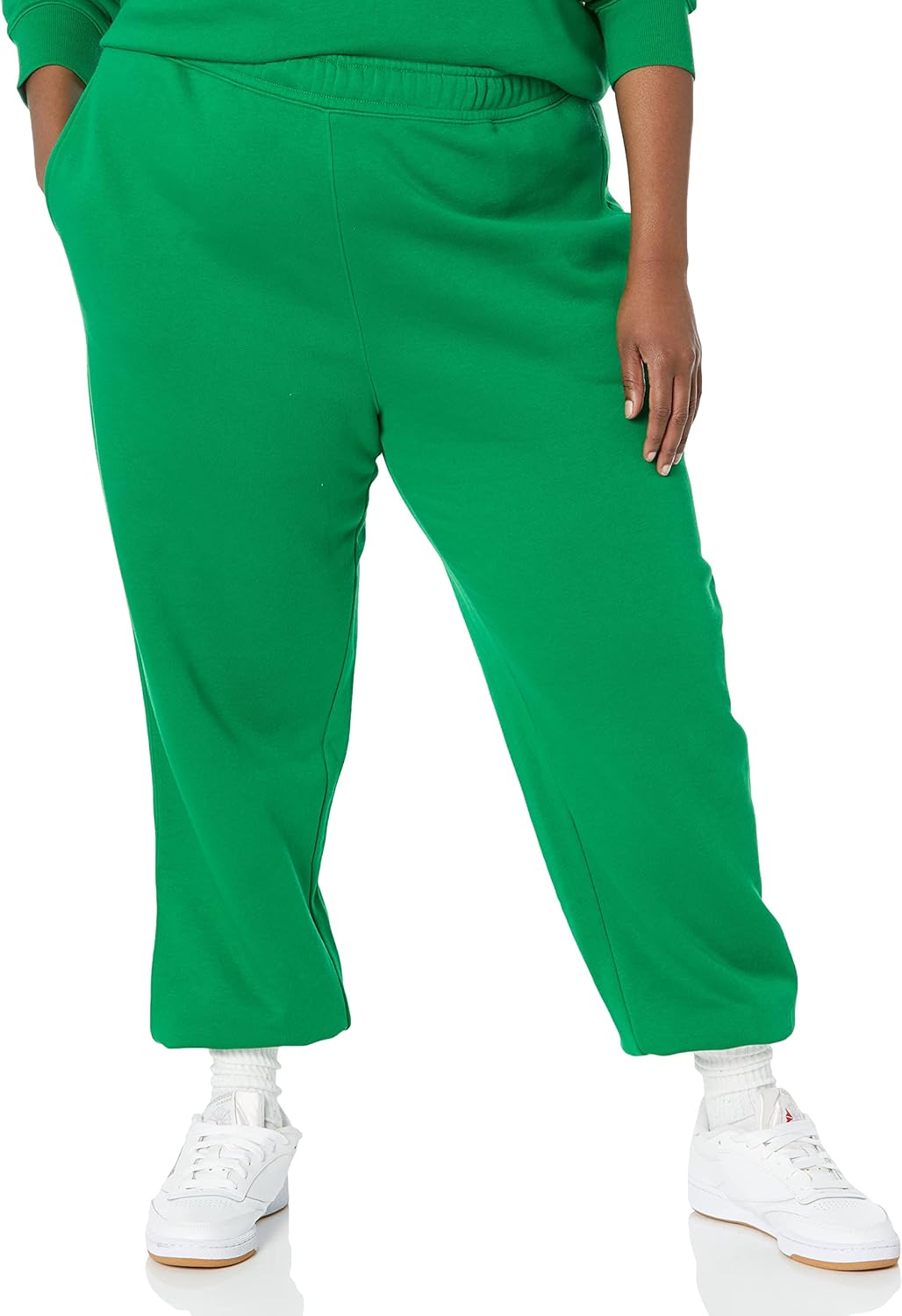 Thumbnail 4 de Amazon Essentials Damen Entspannte Jogginghose mit Hoher Taille (In Übergröße erhältlich) – bequem, nachhaltig & alltagstauglich