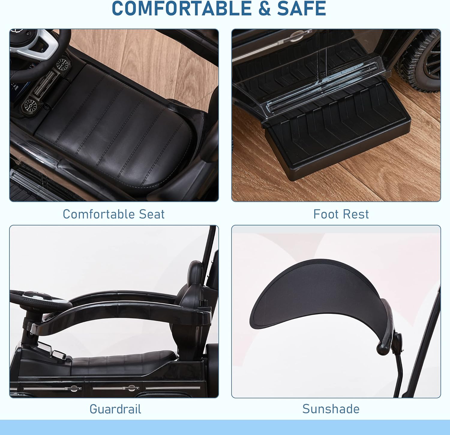 Thumbnail 3 de HOMCOM G350 3‑in‑1 ride‑on push car for toddlers