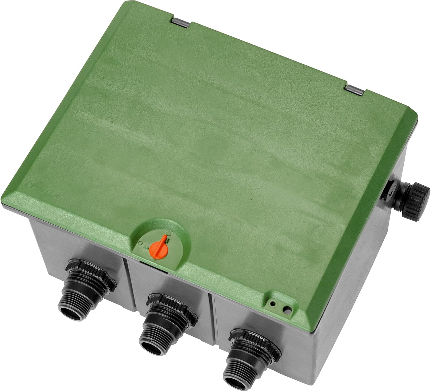 Detalle de Gardena Ventilbox V3: Bodeneinbaudose für unterirdische Bewässerung, kindersicher