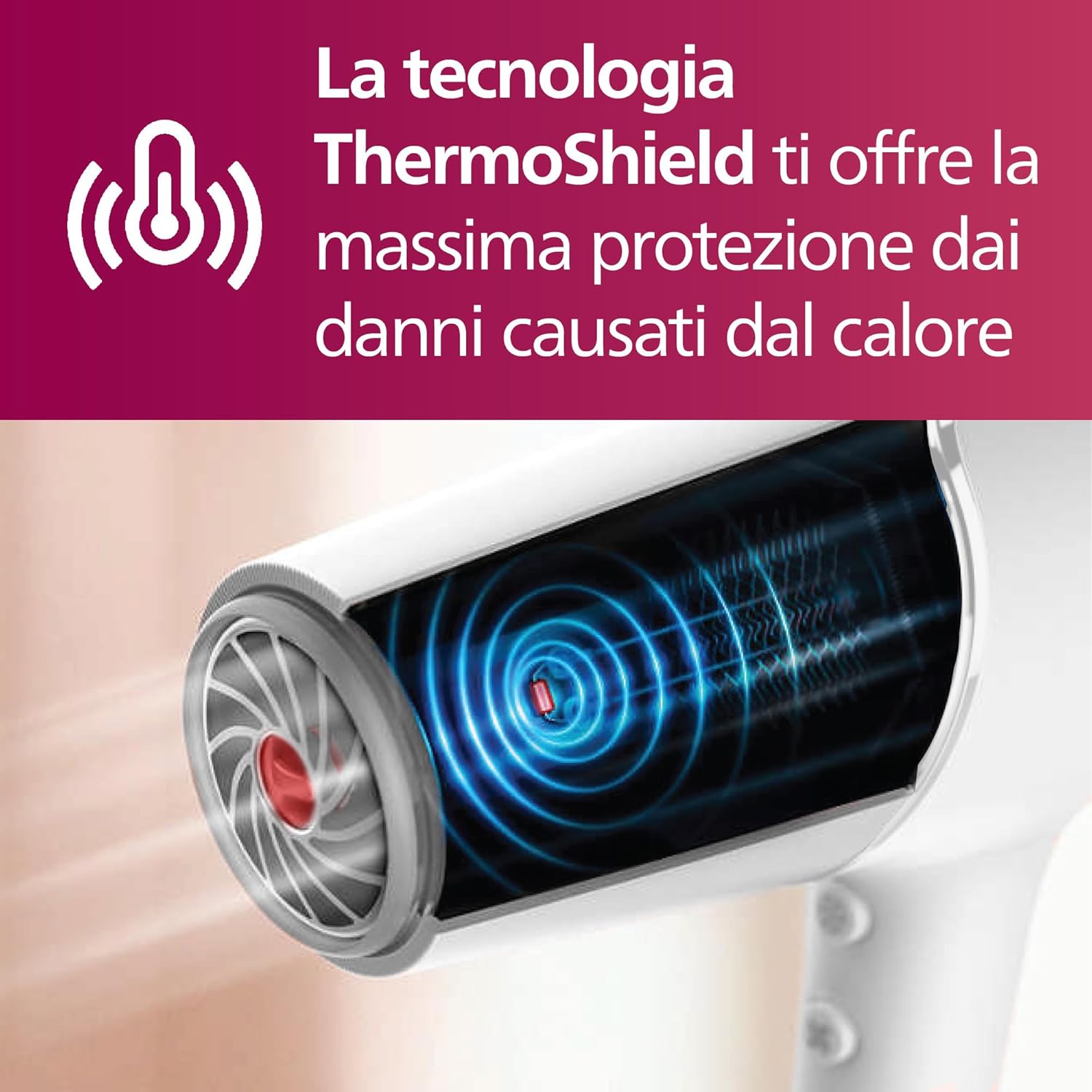 Detalle 2 de Philips BHD500/20 asciugacapelli 2100 W